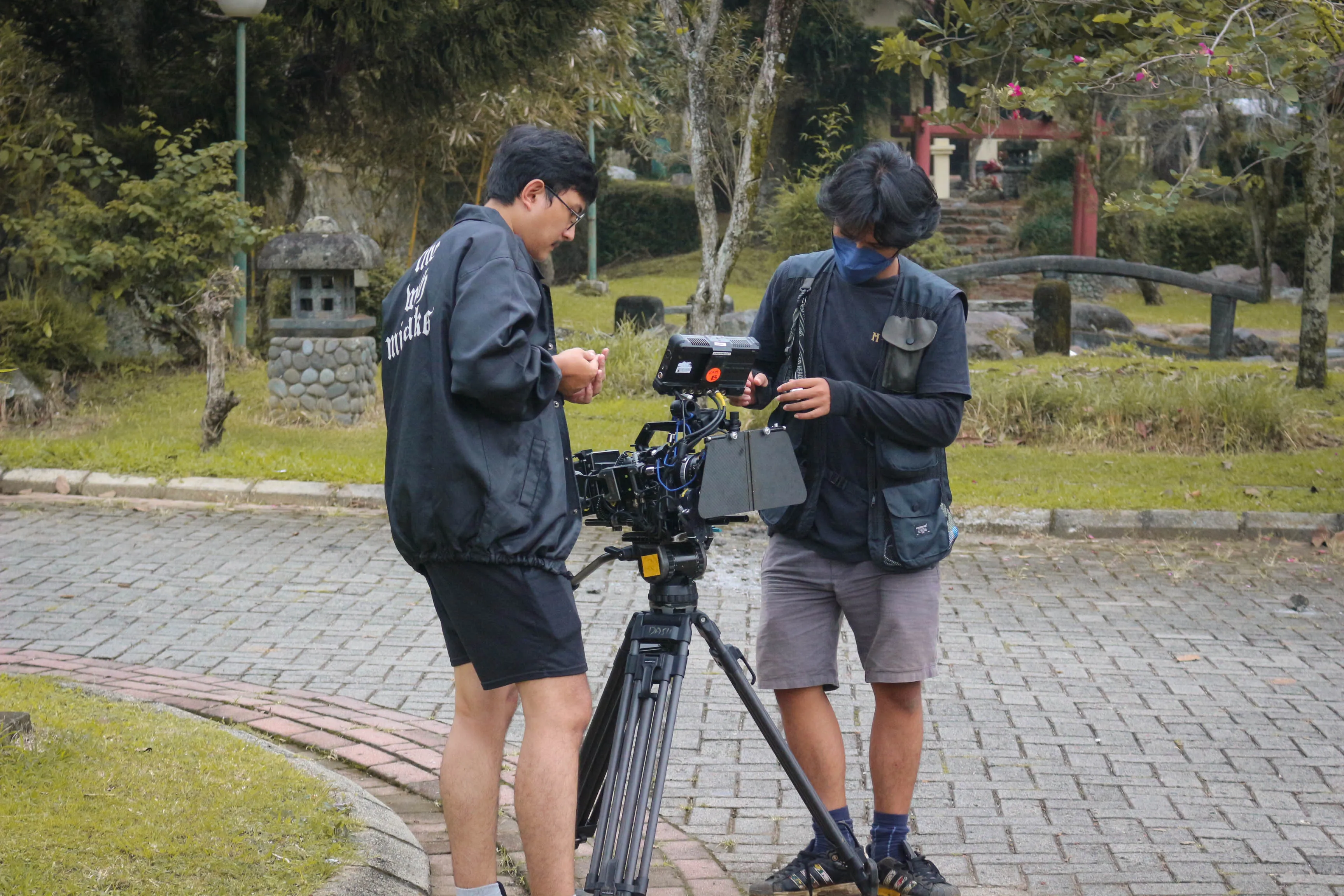 Firas Naufal — on set